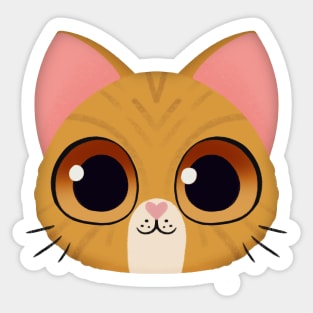 Cute Ginger Kitten Sticker